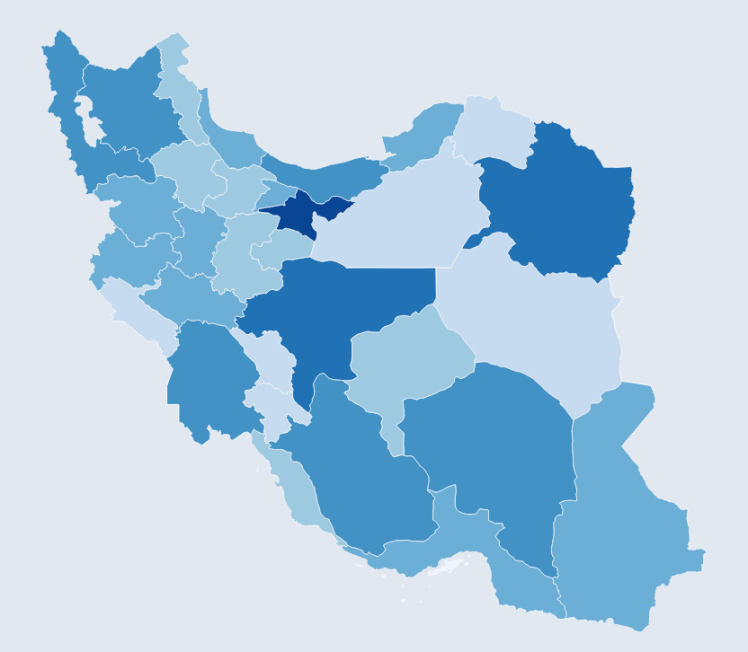 ایجاد نمودار Choropleth ایران با استفاده از D3